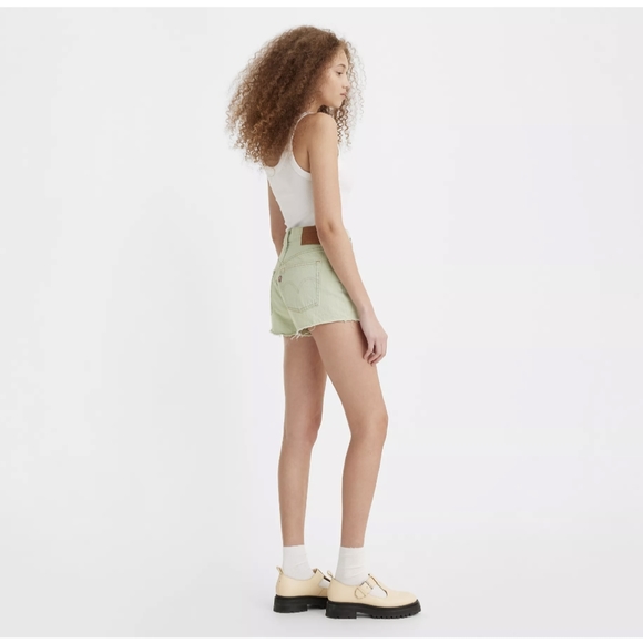 NWT Levi's 501 Original Shorts in My Muse Faded Green (SIZE 28 + 29) - Picture 7 of 16